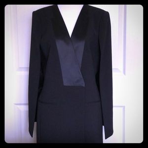 BCBG Maxazria Size M Black Cape Vest